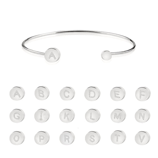 Initialen-Armband mit Strass Schmid & von Bosio 